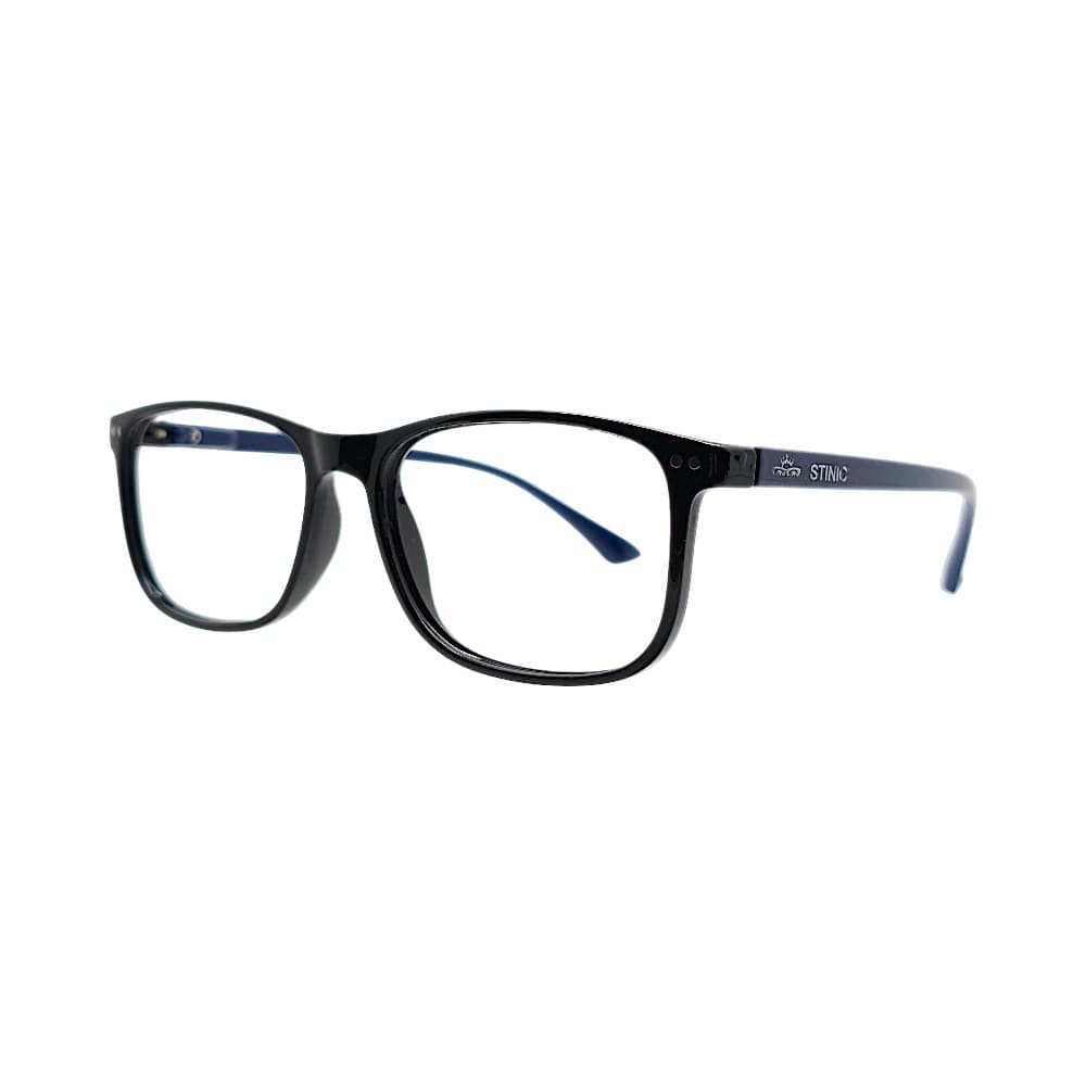 Classic Black & Navy Blue Rectangular Full-Rim Frames | Eyeglasses for Men | STINIC EYEWEAR