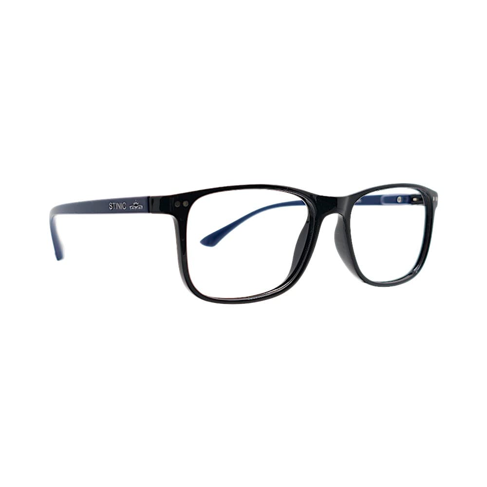 Classic Black & Navy Blue Rectangular Full-Rim Frames | Eyeglasses for Men | STINIC EYEWEAR