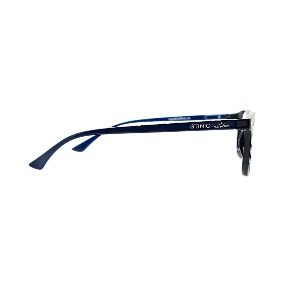 Classic Black & Navy Blue Rectangular Full-Rim Frames | Eyeglasses for Men | STINIC EYEWEAR