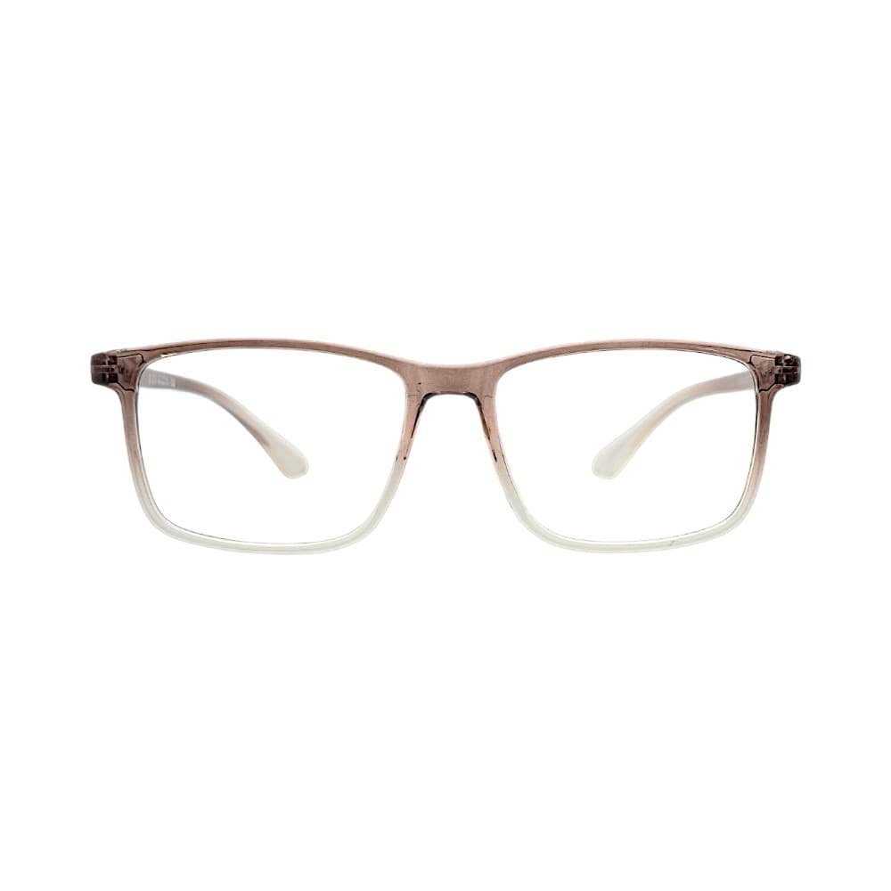 Rectangle Eyewear Frame Brown & Transparent | Eyewear for Men | Stinic Eyewear