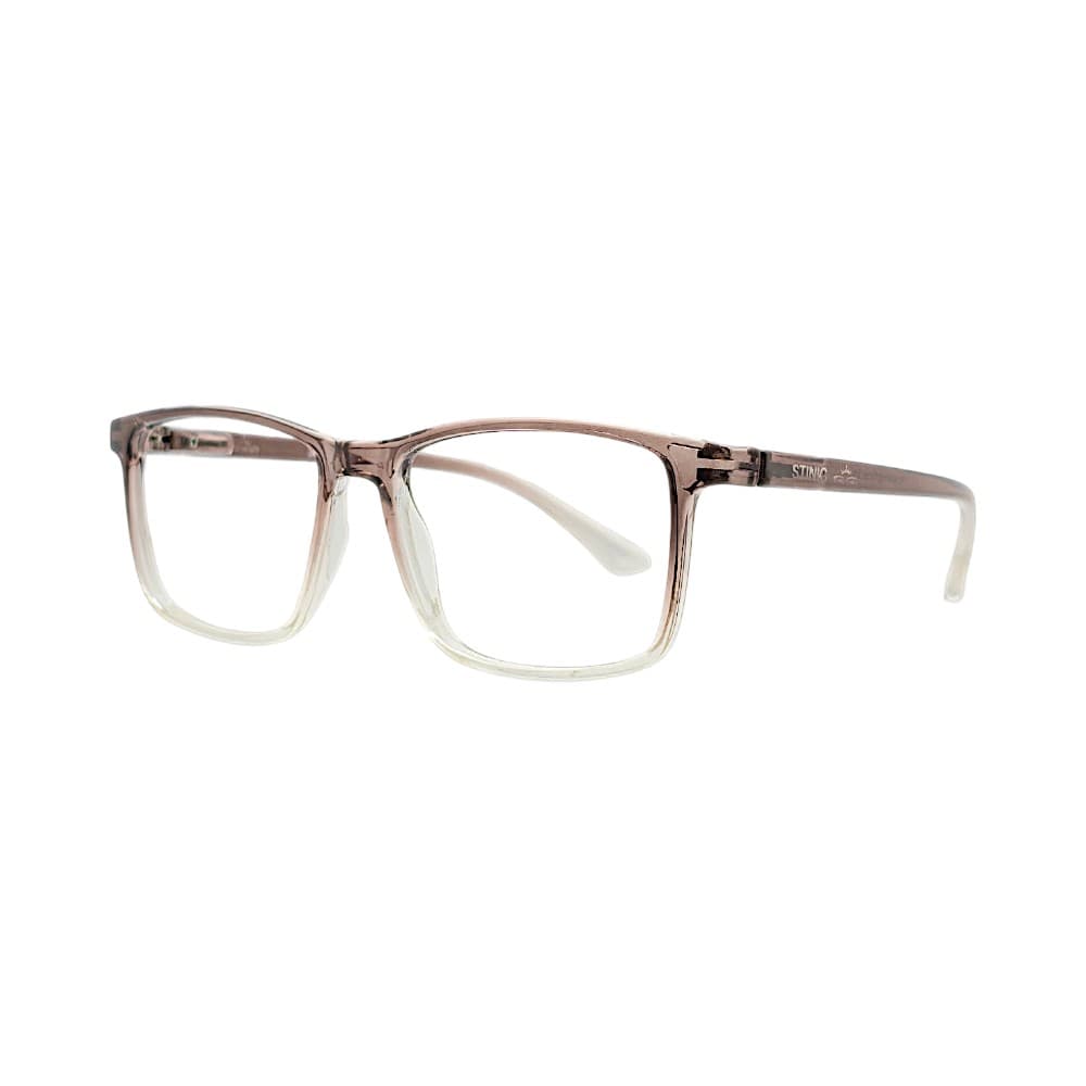 Rectangle Eyewear Frame Brown & Transparent | Eyewear for Men | Stinic Eyewear