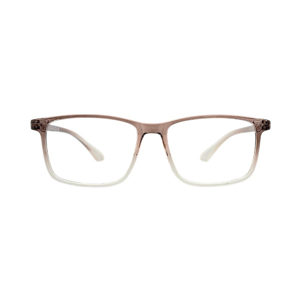 Rectangle Eyewear Frame Brown & Transparent | Eyewear for Men | Stinic Eyewear